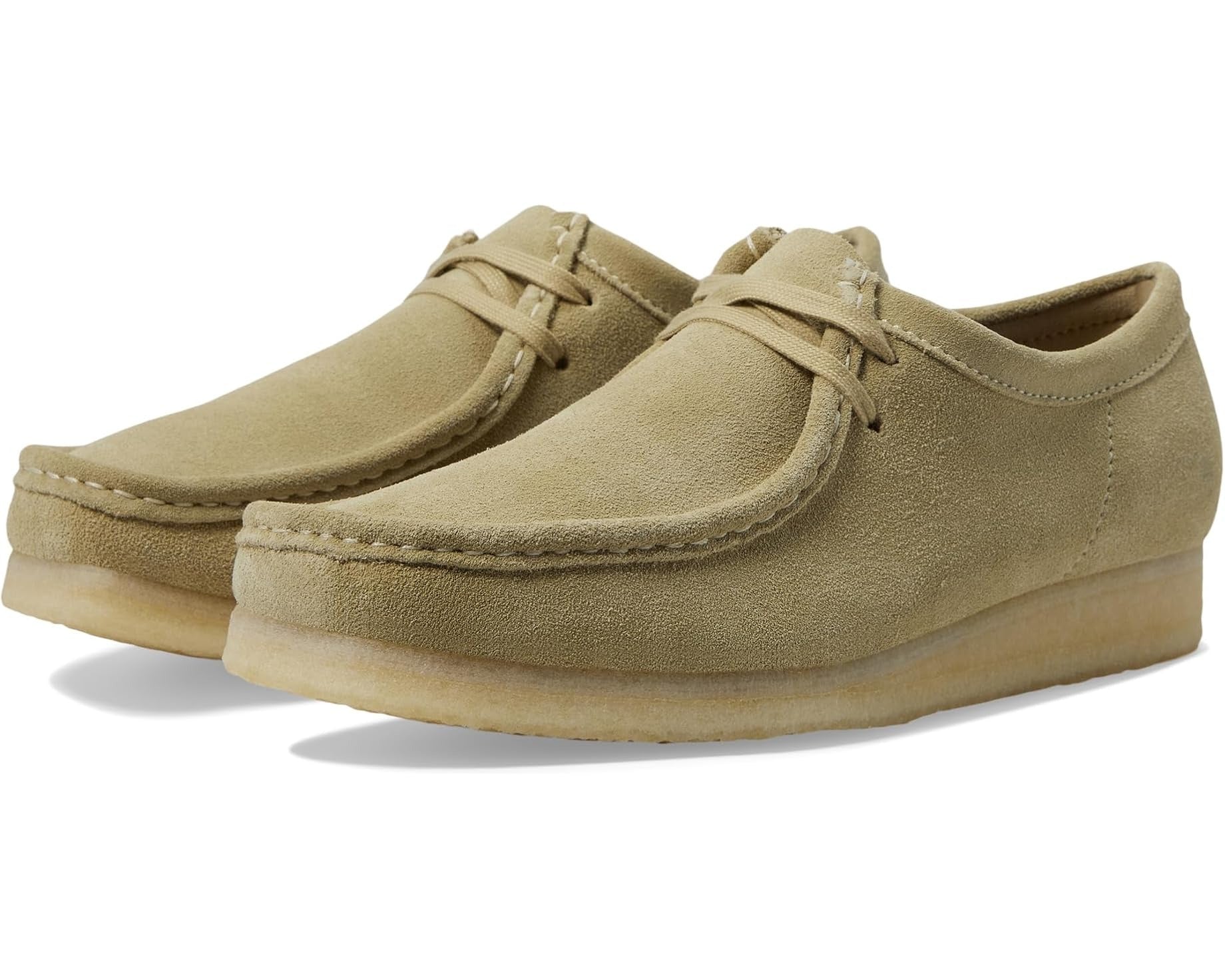 [26155515] Mens Clarks WALLABEE LOW 'MAPLE SUEDE'