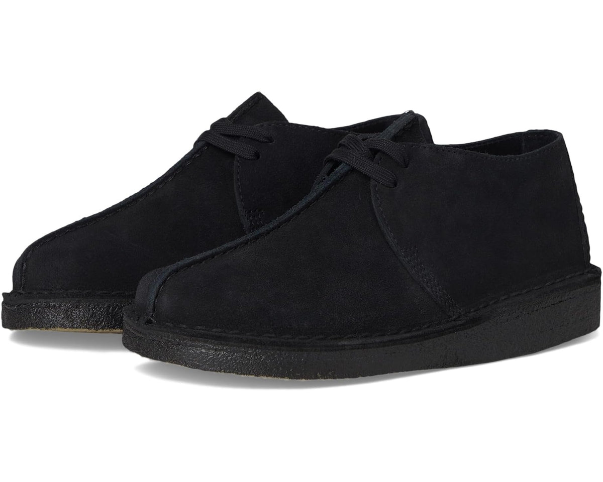 Clarks Originals Desert Trek Women's Black Suede 26165566