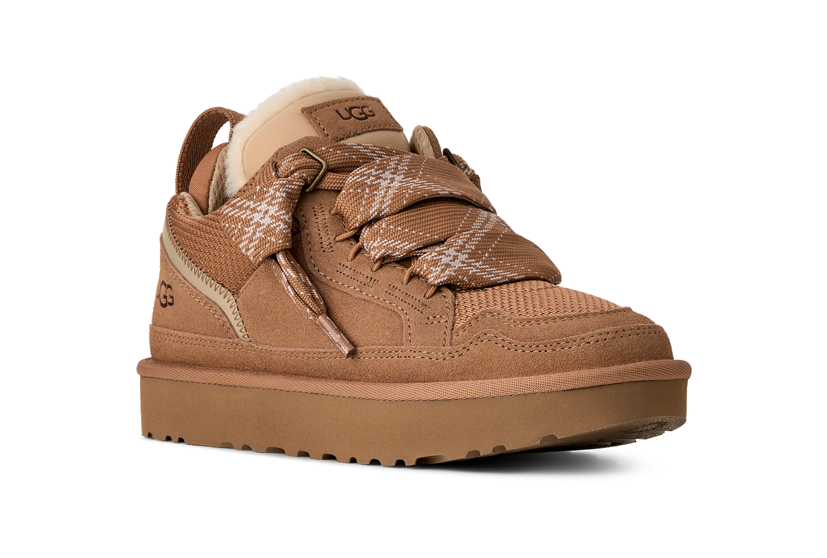 UGG Lowmel Womens Sneakers — Chestnut Suede Low-Top
