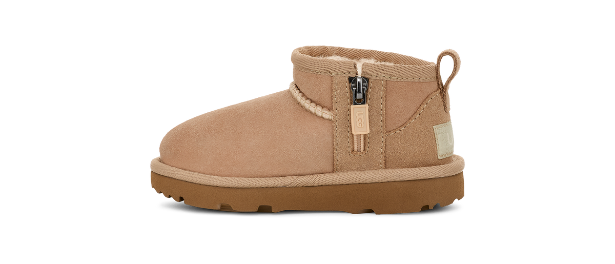 UGG Classic Ultra Mini Toddlers' (TD) Boots — Sand Sheepskin