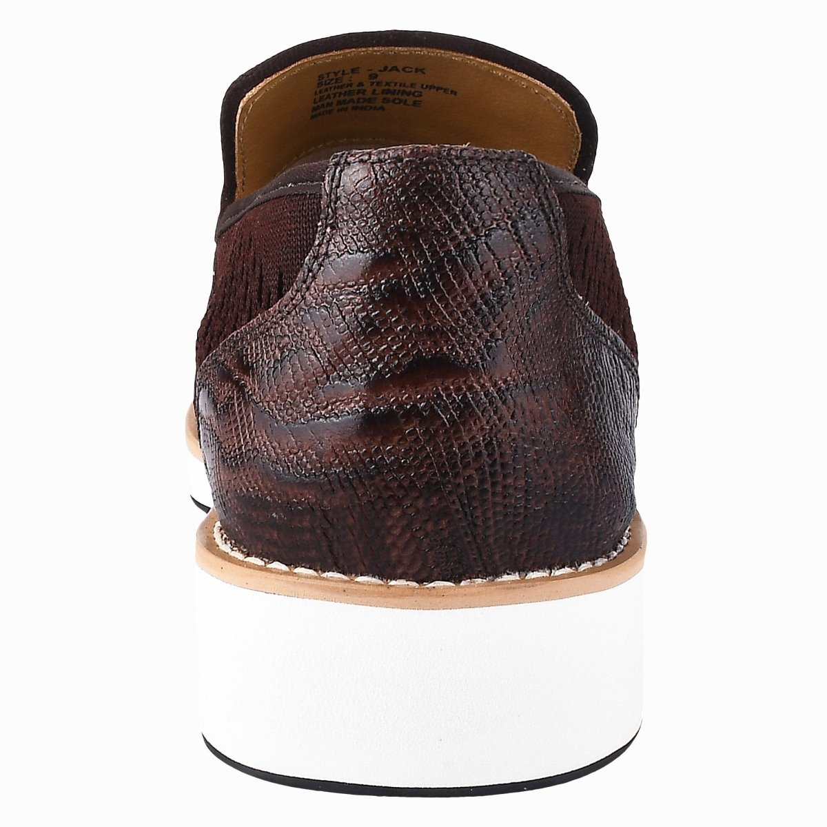Liberty Zeno Jack Mens Leather Textile Casual Loafers