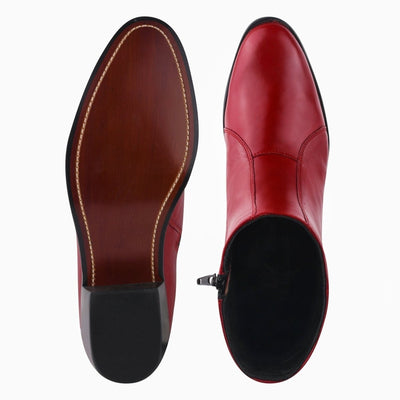 Liberty Zeno Jazzy Jackman Leather Ankle Length Boots for Men