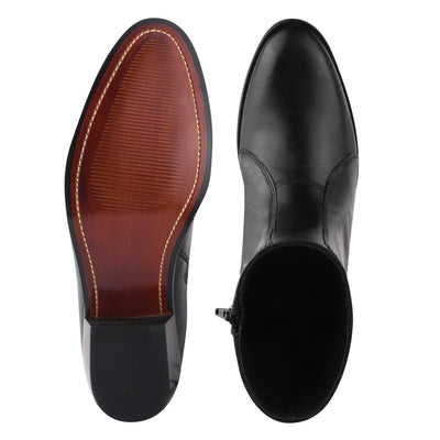 Liberty Zeno Jazzy Jackman Leather Ankle Length Boots for Men