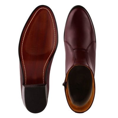 Liberty Zeno Jazzy Jackman Leather Ankle Length Boots for Men