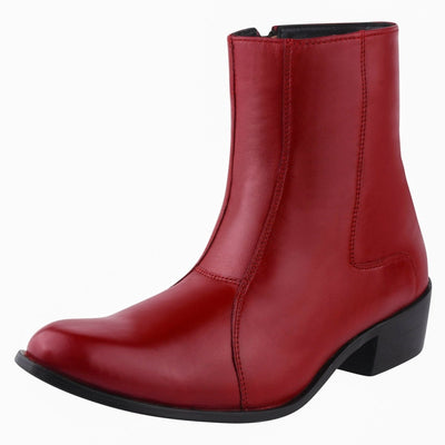 Liberty Zeno Jazzy Jackman Leather Ankle Length Boots for Men