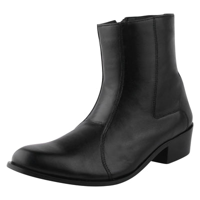 Liberty Zeno Jazzy Jackman Leather Ankle Length Boots for Men