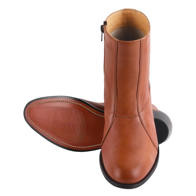 Liberty Zeno Jazzy Jackman Leather Ankle Length Boots for Men