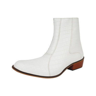 Liberty Zeno Jazzy Jackman Leather Print Ankle Length Boots