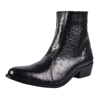 Liberty Zeno Jazzy Jackman Leather Print Ankle Length Boots