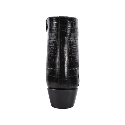 Liberty Zeno Jazzy Jackman Leather Print Ankle Length Boots