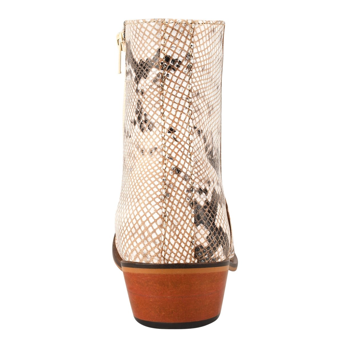 Liberty Zeno Jazzy Jackman Leather Print Ankle Length Boots