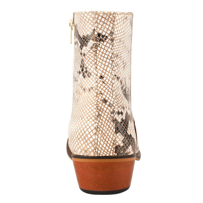 Liberty Zeno Jazzy Jackman Leather Print Ankle Length Boots