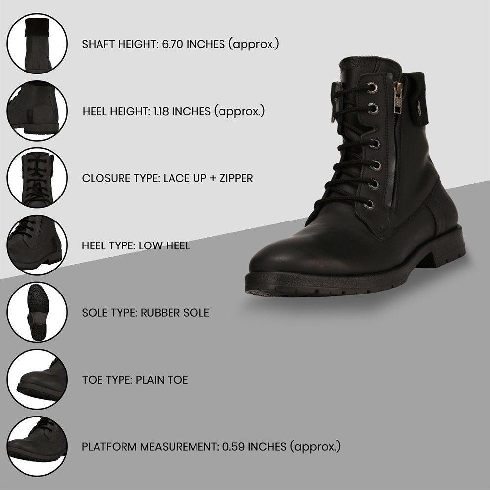 Liberty Zeno Jerry Leather Ankle Length Boots