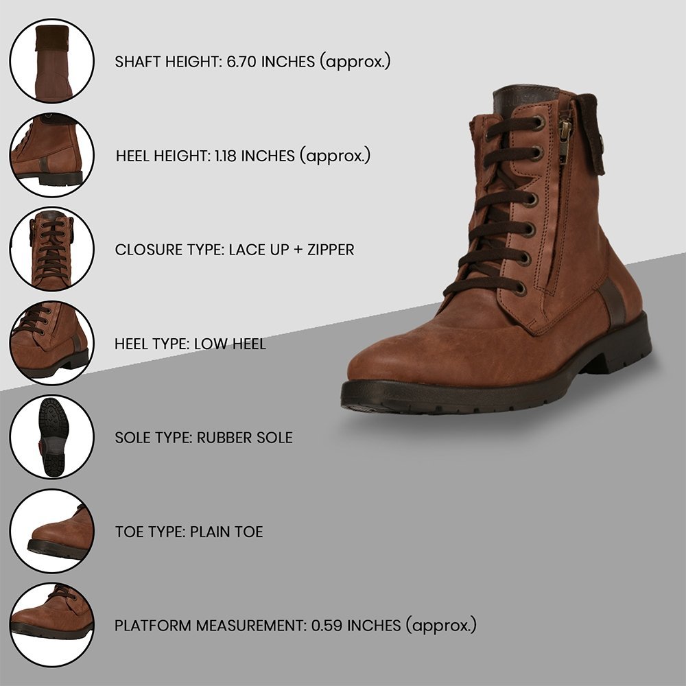 Liberty Zeno Jerry Leather Ankle Length Boots