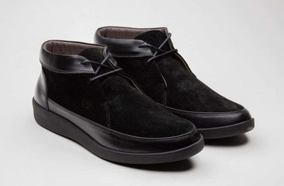 Johnny Famous Retro Bally 80’s Style Central Park Men’s Black High Tops