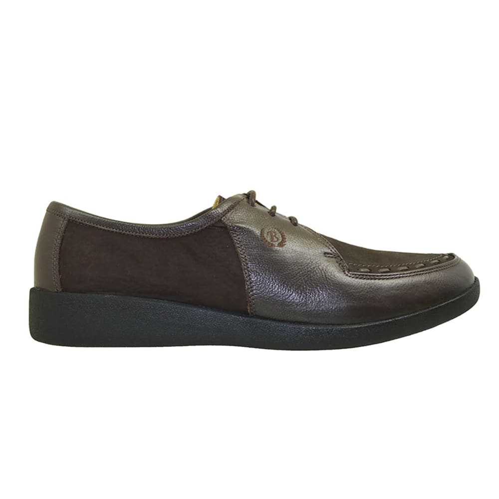 Johnny Famous Retro Bally 80’s Style Delancey Men’s Brown Cafe Leather Low Tops