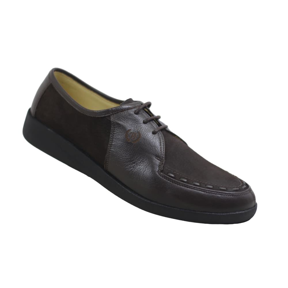 Johnny Famous Retro Bally 80’s Style Delancey Men’s Brown Cafe Leather Low Tops