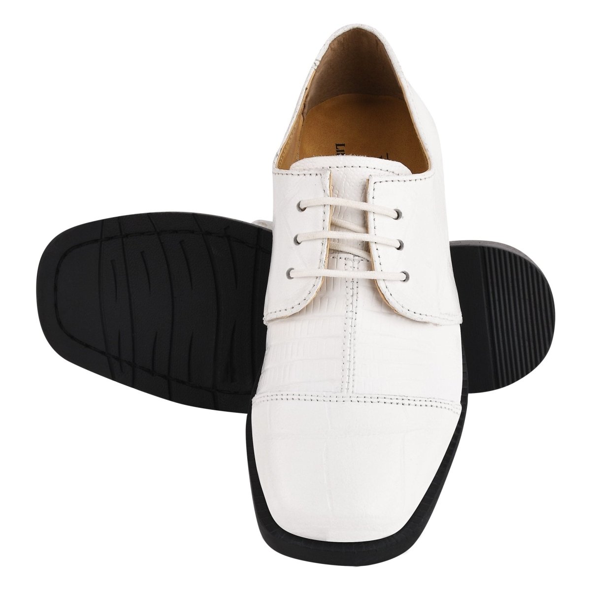 Liberty Zeno Joseph Leather Oxford Style Dress Shoes for Kids