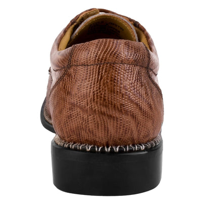 Liberty Zeno Jostin Genuine Leather Lizard Print Oxford Style Dress Shoes For Men