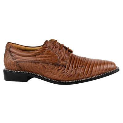 Liberty Zeno Jostin Genuine Leather Lizard Print Oxford Style Dress Shoes For Men