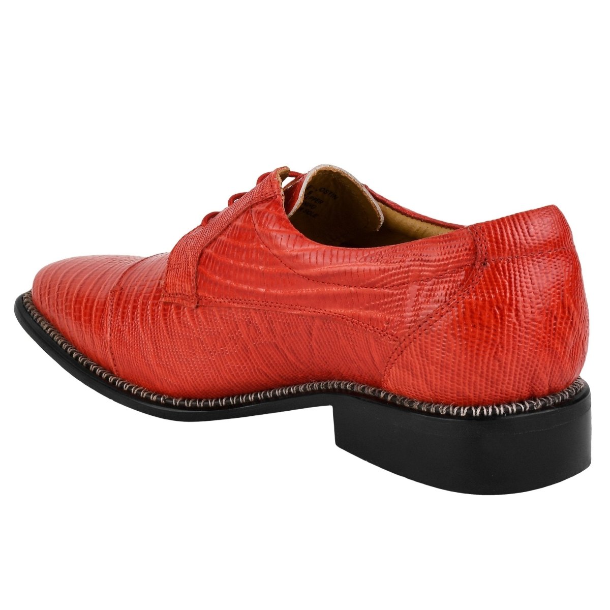 Liberty Zeno Jostin Genuine Leather Lizard Print Oxford Style Dress Shoes For Men