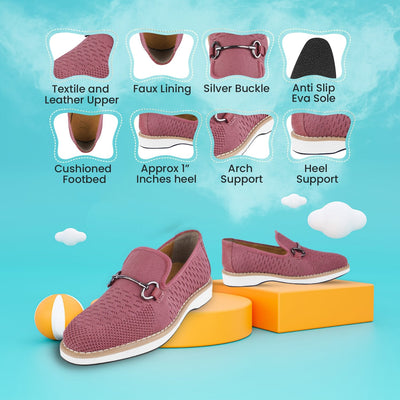 Liberty Zeno Joyce Textile Eva sole Style with Buckle Loafers for kids side view