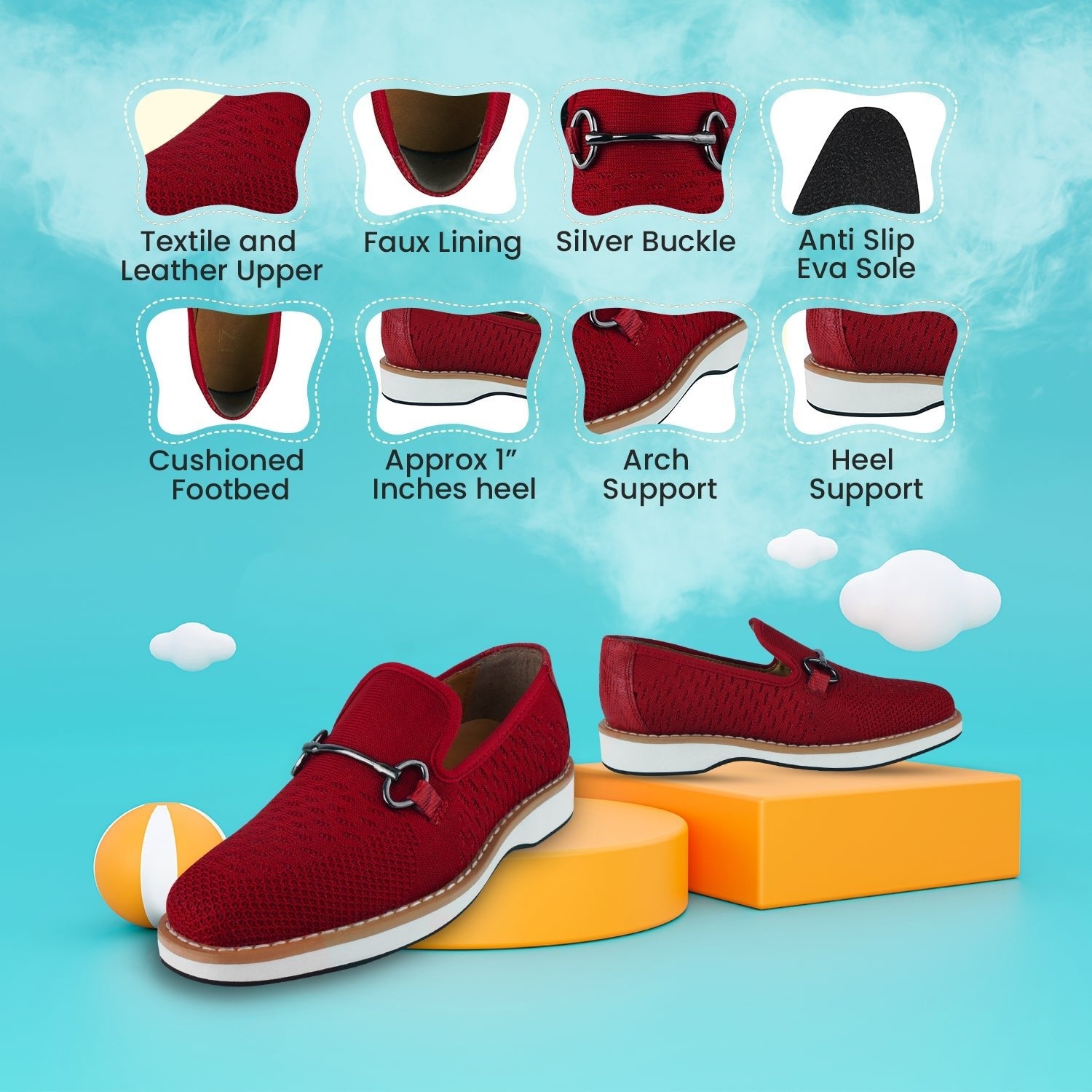 Liberty Zeno Joyce Textile Eva sole Style with Buckle Loafers for kids view 42