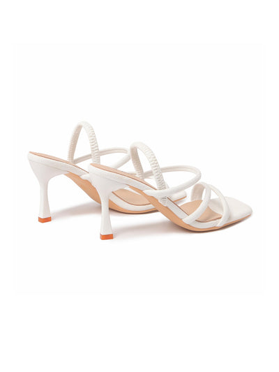 Julie | White Suede