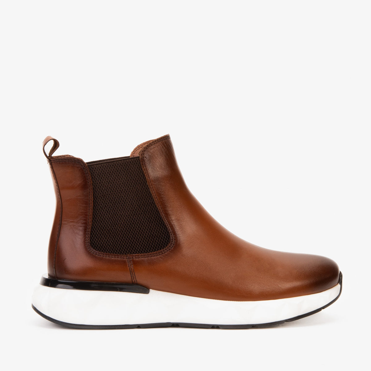 Vinci Leather The Apex Tan Leather Men Chealsea Boot – product view 1