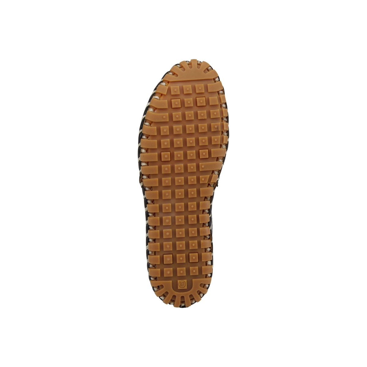 Spring Step Kathaleta women's black slip-on shoe, outsole view