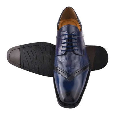 Liberty Zeno Kazma Leather Oxford Style Lace Up Dress Shoes
