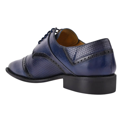Liberty Zeno Kazma Leather Oxford Style Lace Up Dress Shoes