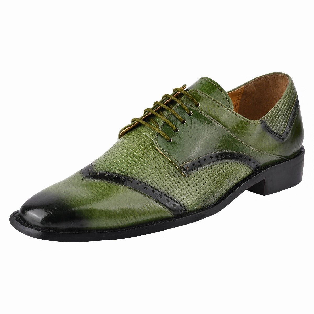 Liberty Zeno Kazma Leather Oxford Style Lace Up Dress Shoes