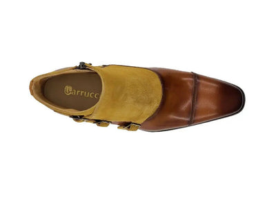 Carrucci Shoes Kb Three Buckles Monk Chukka Boot Calfskin KB50318SC