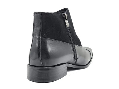 Carrucci Shoes Kb Three Buckles Monk Chukka Boot Calfskin KB50318SC