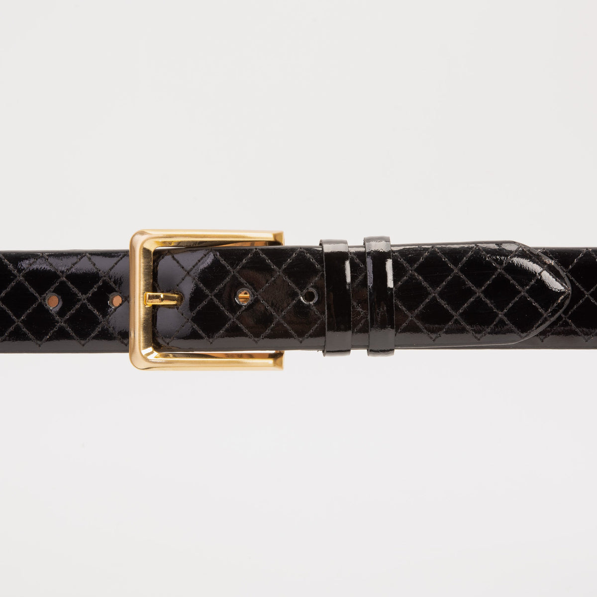 Vinci Leather The Prestige Black Leather Belt – product view 4
