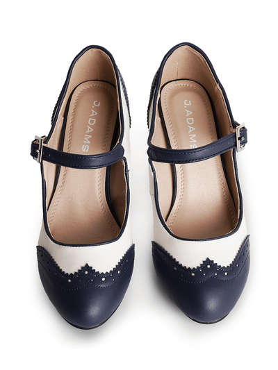 Kym | Navy on Cream