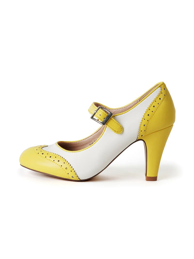 Kym | Yellow on White