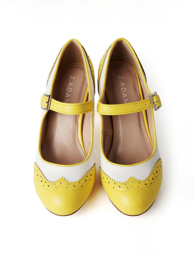 Kym | Yellow on White