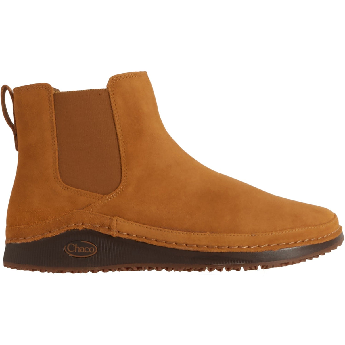 Chaco Paonia Chelsea Men's Boots — Cinnamon Brown Suede