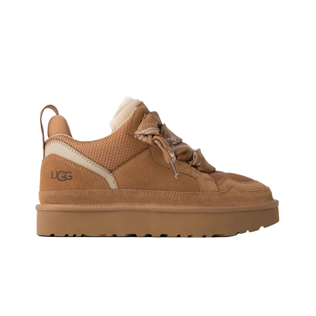 UGG Lowmel Big Kids' (GS) Sneakers — Chestnut Suede Low-Top