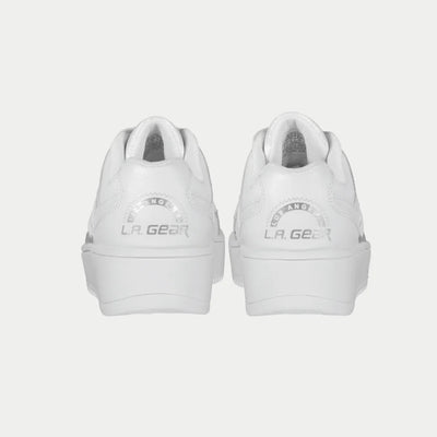 LA Gear Kids Flame Lowtop | White