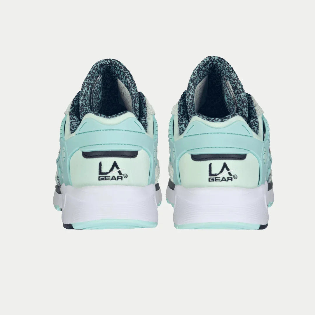 LA Gear Women's Catapult Light-Up Lowtop | Mint x Black – top view