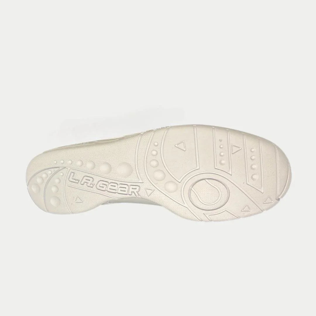 LA Gear Women's Flame Retro Hightop | White – top view