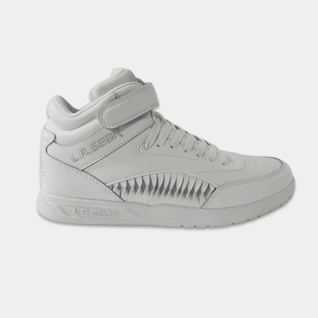 LA Gear Women's Flame Retro Hightop | White – top view