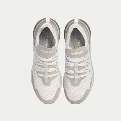 LA Gear Women's Runyon Lowtop | White x Gray