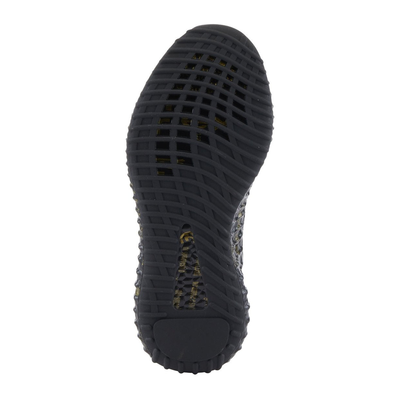 L'Artiste Javana women's black multi sneaker, outsole view