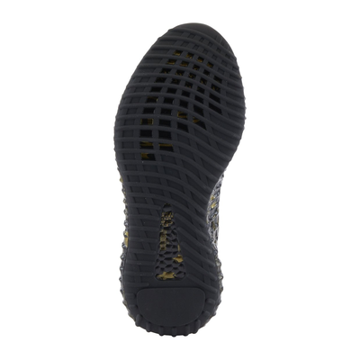 L'Artiste Javana women's gold multi sneaker, outsole view