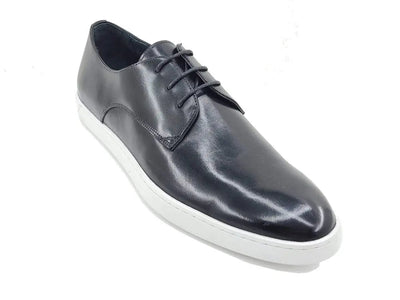 Carrucci Shoes Leather Derby Dress Sneaker Handmade Calf Leather KS52901
