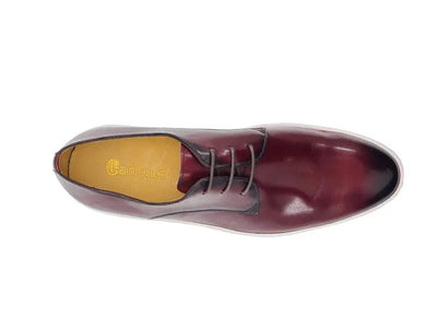 Carrucci Shoes Leather Derby Dress Sneaker Handmade Calf Leather KS52901